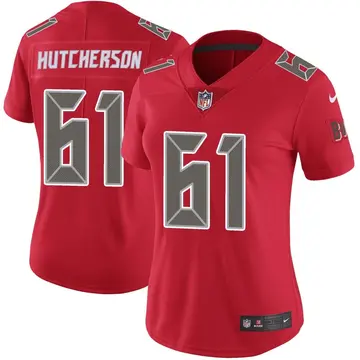Nike Sadarius Hutcherson Women's Limited Tampa Bay Buccaneers Red Color Rush Jersey