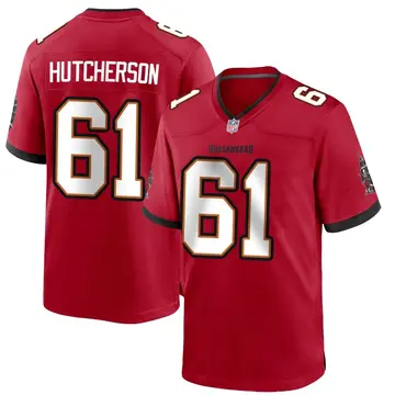 Nike Sadarius Hutcherson Youth Game Tampa Bay Buccaneers Red Team Color Jersey