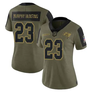 Nike Sean Murphy-Bunting Women's Limited Tampa Bay Buccaneers Olive 2021 Salute To Service Jersey