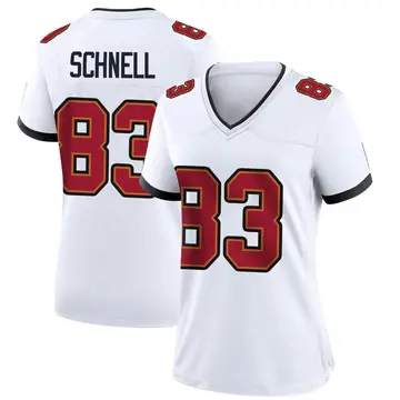 Nike Spencer Schnell Women's Game Tampa Bay Buccaneers White Jersey