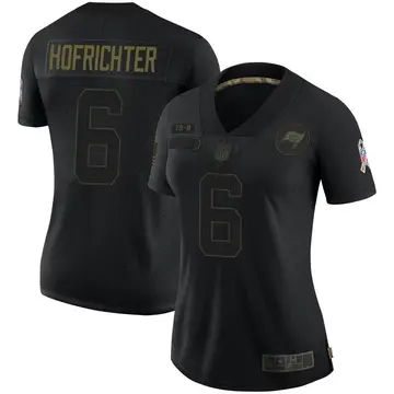 Nike Sterling Hofrichter Women's Limited Tampa Bay Buccaneers Black 2020 Salute To Service Jersey