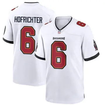 Nike Sterling Hofrichter Youth Game Tampa Bay Buccaneers White Jersey