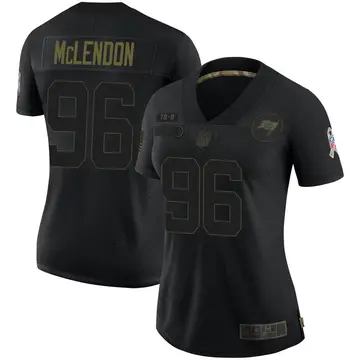 Nike Steve McLendon Women's Limited Tampa Bay Buccaneers Black 2020 Salute To Service Jersey