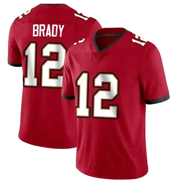 Nike Tom Brady Men's Limited Tampa Bay Buccaneers Red Team Color Vapor Untouchable Jersey