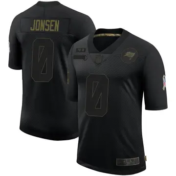 Nike Travis Jonsen Youth Limited Tampa Bay Buccaneers Black 2020 Salute To Service Jersey
