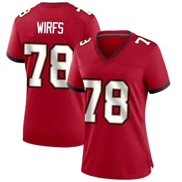 Nike Tristan Wirfs Women's Game Tampa Bay Buccaneers Red Team Color Jersey
