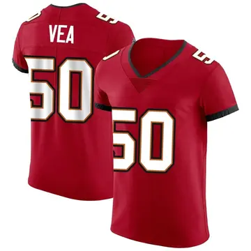 Nike Vita Vea Men's Elite Tampa Bay Buccaneers Red Vapor Jersey
