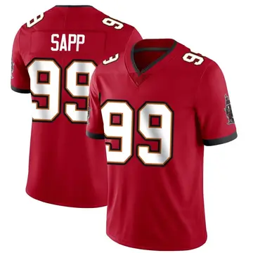 Nike Warren Sapp Youth Limited Tampa Bay Buccaneers Red Team Color Vapor Untouchable Jersey