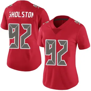 Nike William Gholston Women's Limited Tampa Bay Buccaneers Red Team Color Vapor Untouchable Jersey