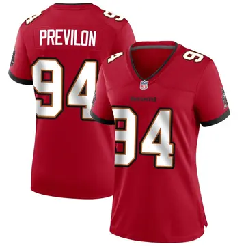Nike Willington Previlon Women's Game Tampa Bay Buccaneers Red Team Color Jersey