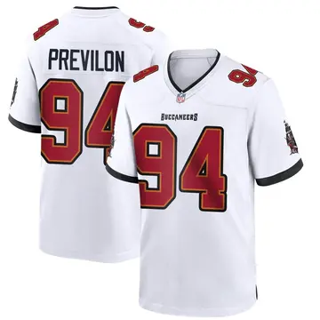 Nike Willington Previlon Youth Game Tampa Bay Buccaneers White Jersey