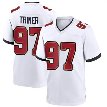 Nike Zach Triner Youth Game Tampa Bay Buccaneers White Jersey
