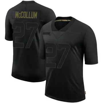 Nike Zyon McCollum Men's Limited Tampa Bay Buccaneers Black 2020 Salute To Service Jersey