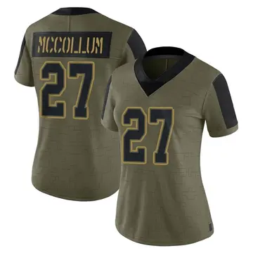 Nike Zyon McCollum Women's Limited Tampa Bay Buccaneers Olive 2021 Salute To Service Jersey