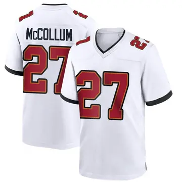 Nike Zyon McCollum Youth Game Tampa Bay Buccaneers White Jersey